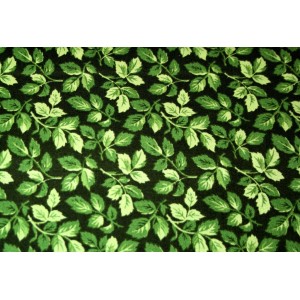 10cm Baumwolldruck Blätterwald dunkelgrün (Grundpreis € 12,00/m)